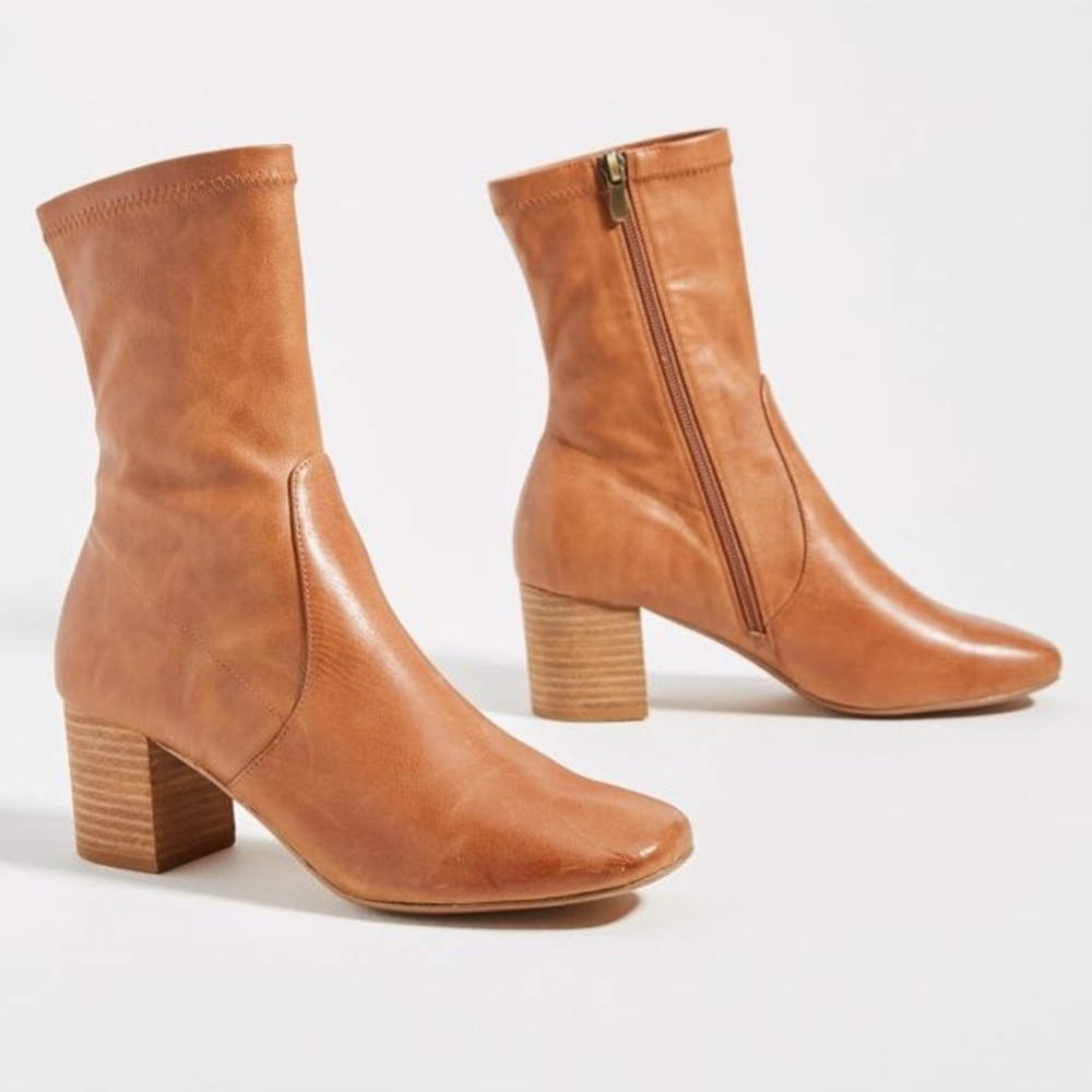 Anthropologie Silent D Cabre Ankle Boots 37